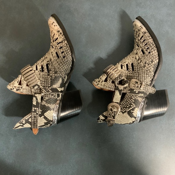 Jeffery Campbell‎ Calhoun Booties in Gray size 8.5 - Picture 5 of 13